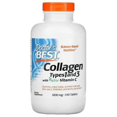 Колаген 1 і 3 типу Doctor's Best Collagen Types 1 & 3 таблетки №540