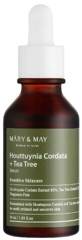Сироватка для обличчя Mary&May з хауттюйнією та чайним деревом, 30 мл