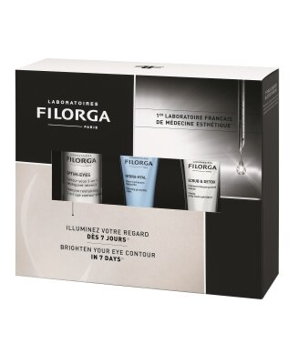 Набір Filorga Brightening для сяйва шкіри (Крем для очей 15мл + Крем 15мл + Скраб 15мл)