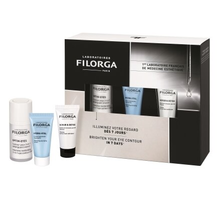 Набір Filorga Brightening для сяйва шкіри (Крем для очей 15мл + Крем 15мл + Скраб 15мл)