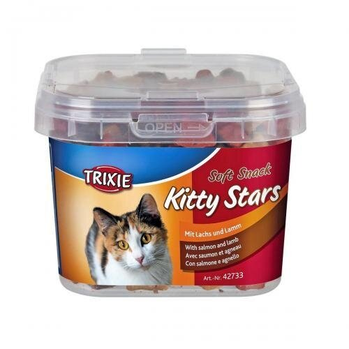 Ласощі для кішок Trixie 42733 Kitty Stars Lamb Salmon Oil, 140 г