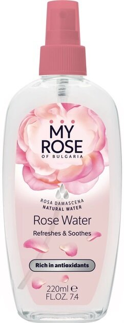Вода рожева My Rose для обличчя та декольте, 220 мл