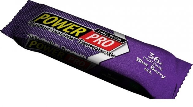 Батончик протеїновий Power Pro 36% чорниця, 60 г