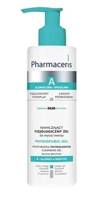 Гель для вмивання Pharmaceris А Physiopuric-Gel зволожуючий, фізіологічний для обличчя та очей, 190 мл