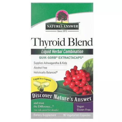 Комплекс для щитовидної залози Nature's Answer Thyroid Blend вег. капсули №90