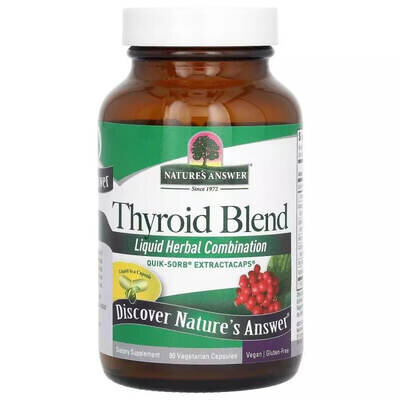 Комплекс для щитовидної залози Nature's Answer Thyroid Blend вег. капсули №90