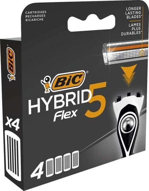 Змінні картриджі для бритви Bic Flex 5 Hybrid чоловічі, 4 шт