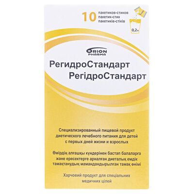 РегідроСтандарт порошок д/ор. р-ну по 4,36 г №10 у пак.
