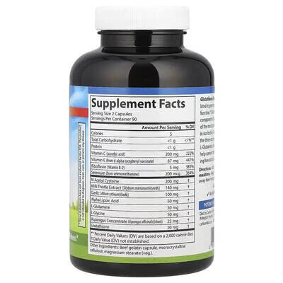 Глутатіоновий бустер Carlson Labs Glutathione Booster, 180 капсул