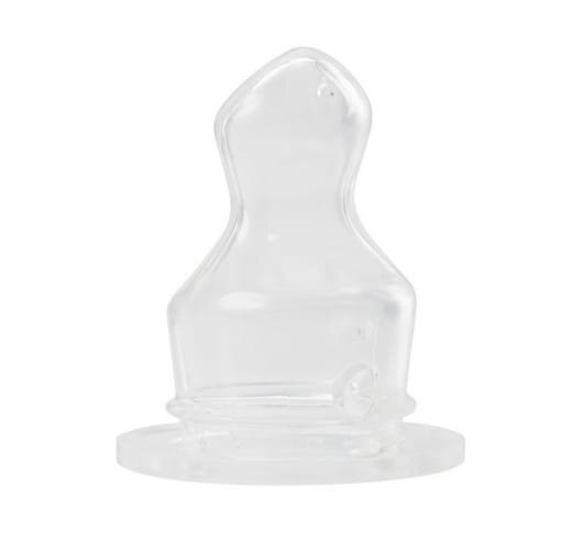 Соска силіконова Baby-Nova 15301LL плоска для чаю з 3 місяців (без упаковки), 1 шт
