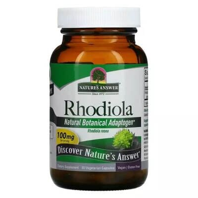 Родіола Nature's Answer Rhodiola 100 мг вег. капсули №60