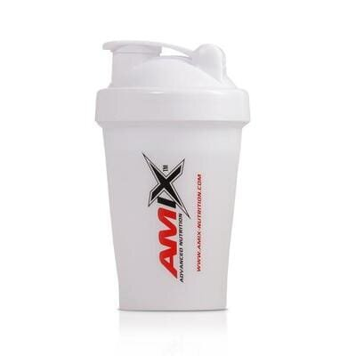 Шейкер Amix Nutrition Mini Shaker неоновий білий, 400 мл