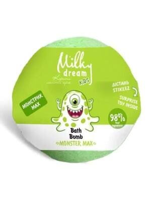 Бомба для ванн Milky Dream kids Монстрик Max, 100 г