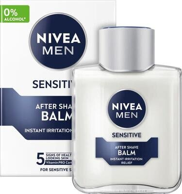 Бальзам після гоління Nivea Men Sensitive заспокійливий для чутливої шкіри (81306), 100 мл
