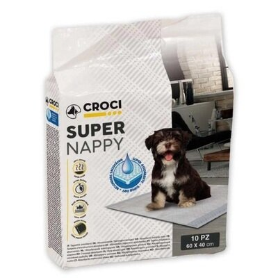 Пелюшки для собак Croci Super nappy 60 см х 40 см, 10 штук