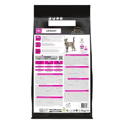 Корм сухий для котів Purina Pro Plan Veterinary Diets UR Urinary при сечокам'яній хворобі з куркою, 5 кг