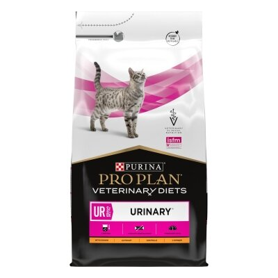 Корм сухий для котів Purina Pro Plan Veterinary Diets UR Urinary при сечокам'яній хворобі з куркою, 5 кг