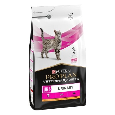 Корм сухий для котів Purina Pro Plan Veterinary Diets UR Urinary при сечокам'яній хворобі з куркою, 5 кг
