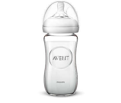 Пляшечка для годування Philips Avent SCF053/17 Natural 2.0 скляна, 240 мл