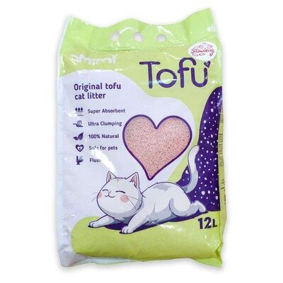 Наповнювач для котячого туалету Mimi Cat Tofu соєвий з ароматом, 12 л