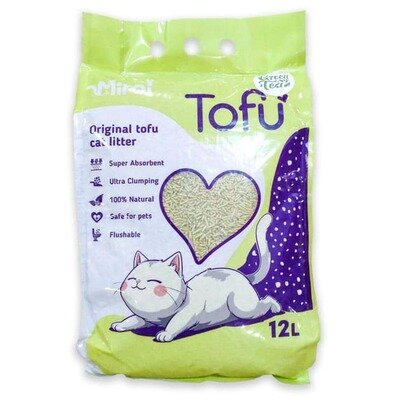 Наповнювач для котячого туалету Mimi Cat Tofu соєвий з ароматом, 12 л