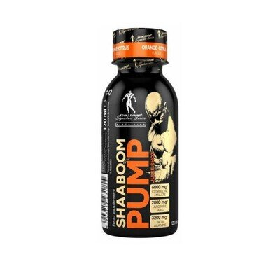 Передтренерувальний комплекс Kevin Levrone Shaaboom Pump апельсин-цитрус, 120 мл