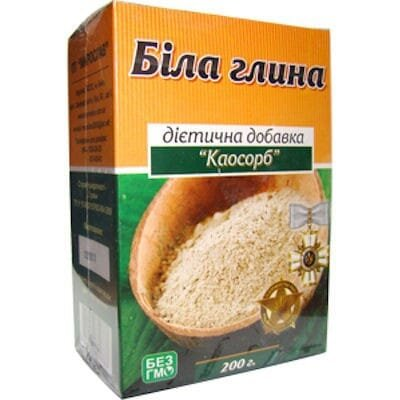 Каосорб Біла глина з зародками пшениці порошок, 200 г