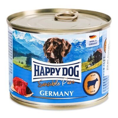 Корм вологий для собак Happy Dog Sensible Pure Germany з яловичиною, 200 г