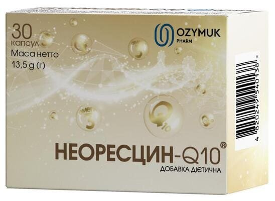 Неоресцин-Q10 капсули №30 (10х3)