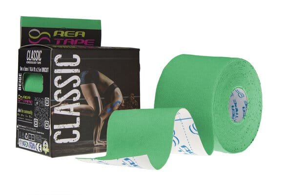 Кінезіо тейп REA TAPE Classic 5 см х 5 м, зелений
