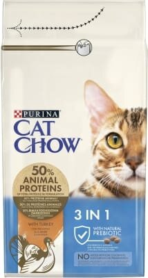 Корм сухий для котів Purina Cat Chow з індичкою, 1,5 кг