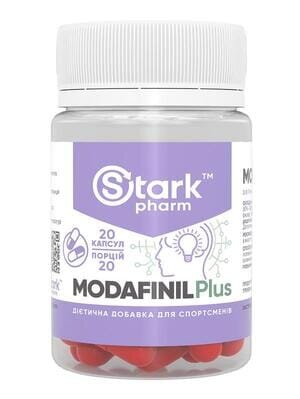 Підвищення концентрації Stark Pharm Modafinil Plus, 20 капсул