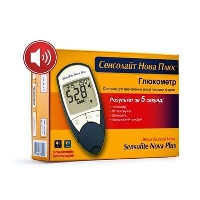 Глюкометр SensoLite Nova Plus