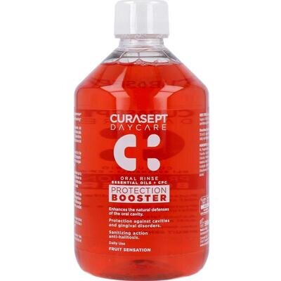 Ополіскувач для порожнини рота Curasept Daycare Protection Booster Fruit Sensation, фруктовий, 500 мл