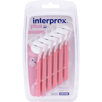 Міжзубні щітки Dentaid Interprox Plus 2G Nano 0.6 мм, 6 шт