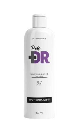 Шампунь кондиціонер VetBio Dr. Pets Протизапальний для собак, 150 мл