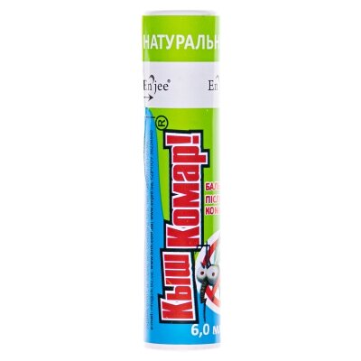 Бальзам після укусів комах Киш-Комар! Натуральний захист по 6 мл у флак. кульков. ролл-он