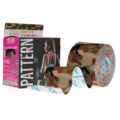 Кінезіо тейп REA TAPE Pattern 5 см х 5 м, мілітарі