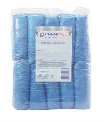 Бахіли Paramed медичні, по 3 г пара, нестерильні, низькі, 50 пар