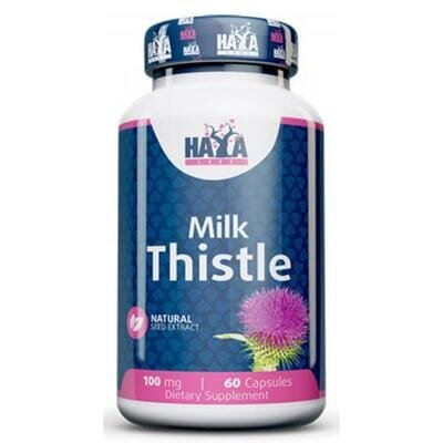 Розторопша Haya Labs Milk Thistle 100 мг капсули №60