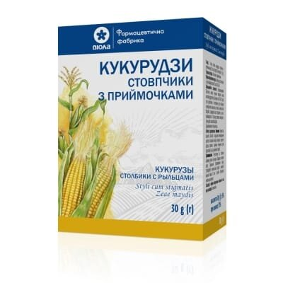 Кукурудзи стовпчики з приймочками по 30 г у пач. з внут. пак.