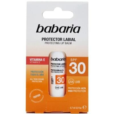 Бальзам для губ Babaria SPF30 захисний, 5,7 мл