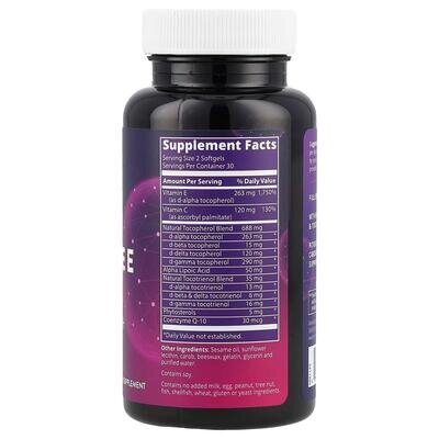 Комплекс вітамінів Е MRM Nutrition Complete E heart health, 60 капсул
