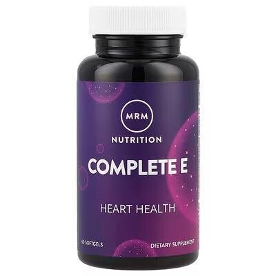 Комплекс вітамінів Е MRM Nutrition Complete E heart health, 60 капсул