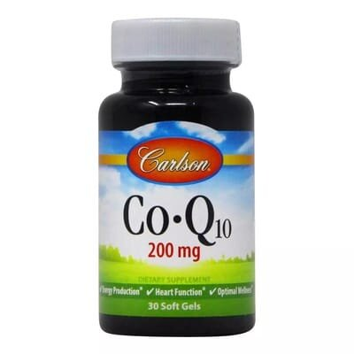 Коензим Q10 Carlson Labs CoQ10 200 мг, 30 гелевих капсул