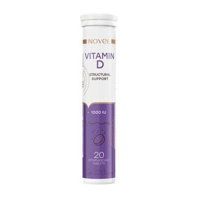 Вітаміни Novel Structural Support Vitamin D 1000 MО таблетки шипучі №20