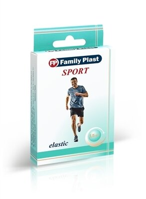 Набір пластирів медичних «FP Family Plast» бактерицидних Sport, 15 штук