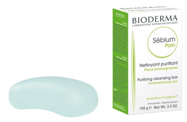 Мило тверде Bioderma Sebium очищуюче для проблемної та комбінованої шкіри, 100 г