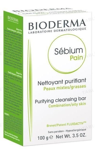 Мило тверде Bioderma Sebium очищуюче для проблемної та комбінованої шкіри, 100 г