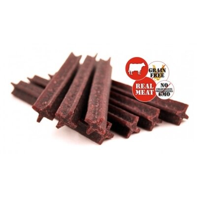 Паличка жувальна Fine Dog з воловим м'ясом BEEF CROSS STICK, 1 кг